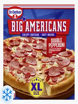 Flink Dr. Oetker Big Americans XL Pizza Double Pepperoni aanbieding