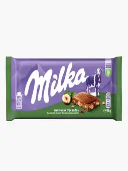 Flink Milka Chocoladereep gebroken hazelnoten aanbieding