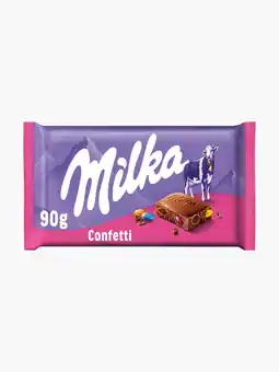 Flink Milka Chocoladereep confetti aanbieding