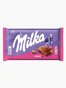 Flink Milka Chocoladereep confetti aanbieding