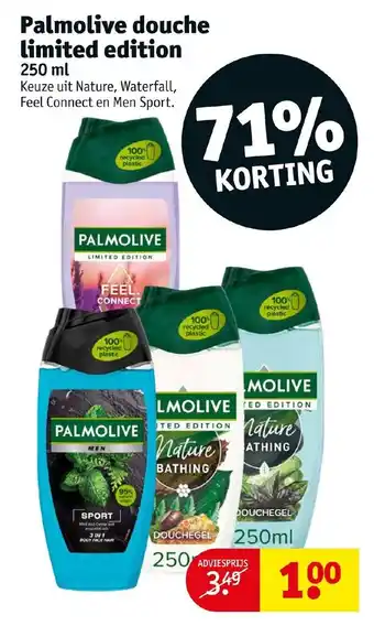 Kruidvat Palmolive douche limited edition 250 ml aanbieding