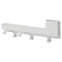 IKEA Altarliden Hakenrek, met opbergruimte/wit aanbieding