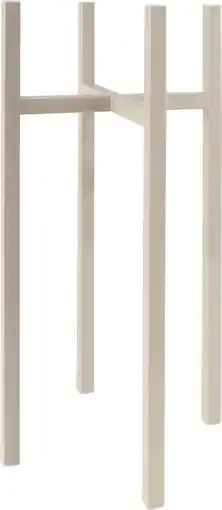 Intratuin Mica Decorations plantenstandaard Ascot XL beige 37,5 x 37,5 x 71 cm aanbieding