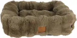 Intratuin Boony Est 1941 honden- en kattenmand Divan bruin 50 x 40 x 15 cm aanbieding