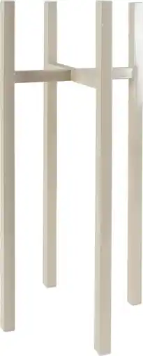 Intratuin Mica Decorations plantenstandaard Ascot XL beige 34 x 34 x 71 cm aanbieding