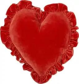 Intratuin Intratuin sierkussen Hart rood 40 x 40 cm aanbieding