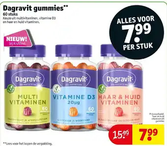 Kruidvat Dagravit gummies 60 stuks aanbieding