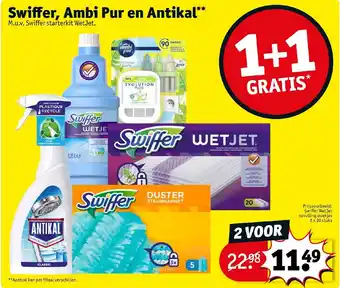 Kruidvat Swiffer, Ambi Pur en Antikal aanbieding