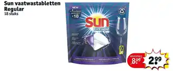 Kruidvat Sun vaatwastabletten Regular aanbieding