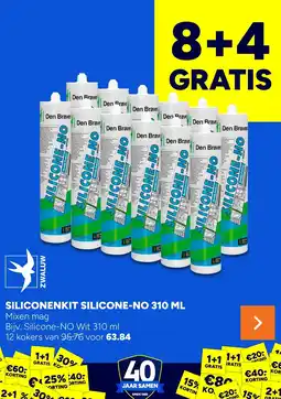 BOUWMAAT Den Brave Silicone-NO aanbieding