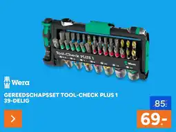 BOUWMAAT Wera gereedschapsset tool-check plus 1 aanbieding
