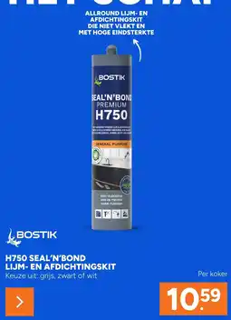 BOUWMAAT Bostik H750 Seal'n'Bond aanbieding