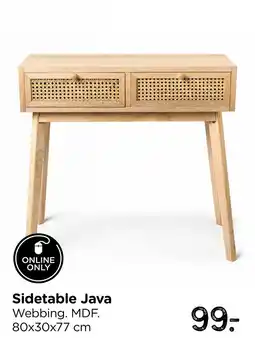 Xenos Sidetable Java aanbieding