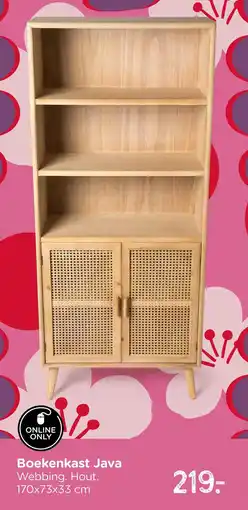 Xenos Boekenkast Java aanbieding