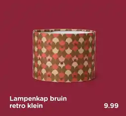 Xenos Lampenkap bruin retro klein aanbieding
