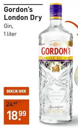 Gall & Gall Gordon's London Dry aanbieding