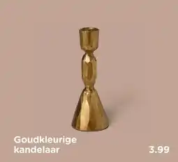 Xenos Goudkleurige kandelaar aanbieding