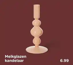 Xenos Melkglazen kandelaar aanbieding