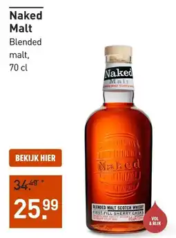 Gall & Gall Naked Malt aanbieding