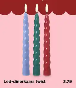Xenos Led-dinerkaars twist aanbieding