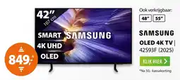 Expert Samsung OLED 4K TV 42S93F (2025) aanbieding