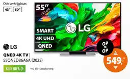 Expert LG QNED 4K TV | 55QNED86A6A (2025) aanbieding