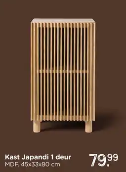 Xenos Kast Japandi 1 deur aanbieding