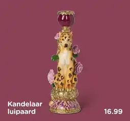 Xenos Kandelaar luipaard aanbieding