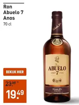 Gall & Gall Ron Abuelo 7 Anos aanbieding