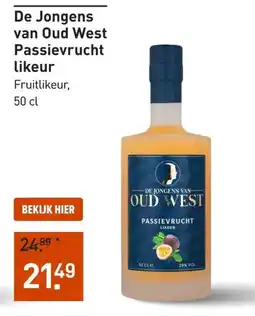 Gall & Gall De Jongens van Oud West Passievrucht likeur aanbieding
