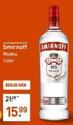 Gall & Gall Smirnoff Wodka aanbieding