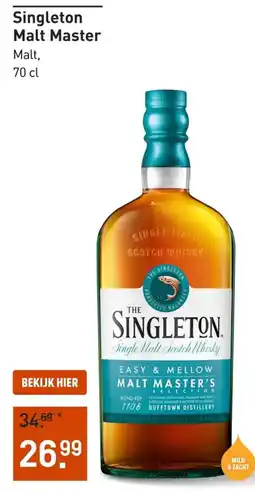 Gall & Gall Singleton Malt Master aanbieding