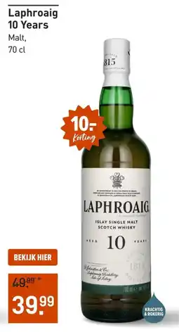 Gall & Gall Laphroaig 10 Years aanbieding