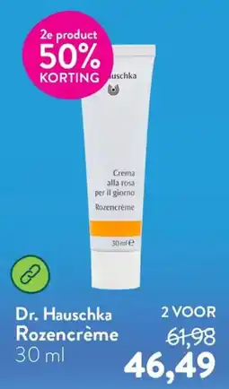 Holland & Barrett Dr. Hauschka Rozencrème aanbieding