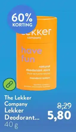 Holland & Barrett The Lekker Company Lekker Deodorant aanbieding