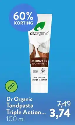 Holland & Barrett Dr Organic Tandpasta Triple Action... aanbieding