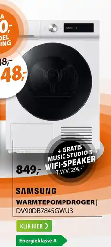 Expert Samsung Warmtepompdroger DV90DB7845WU3 aanbieding