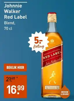 Gall & Gall Johnnie Walker Red Label aanbieding