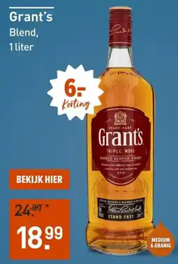 Gall & Gall Grant's Blend aanbieding