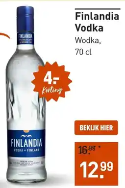 Gall & Gall Finlandia Vodka Wodka aanbieding