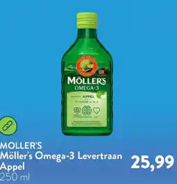 Holland & Barrett Möller's Omega-3 Levertraan Appel aanbieding