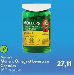 Holland & Barrett Moller's Omega-3 Levertraan Capsules aanbieding