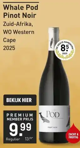 Gall & Gall Whale Pod Pinot Noir aanbieding