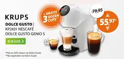 Expert Krups Dolce Gusto KP2431 Nescafé Dolce Gusto Genio S aanbieding
