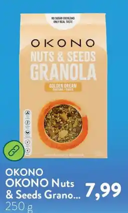 Holland & Barrett Okono nuts & seeds granola aanbieding