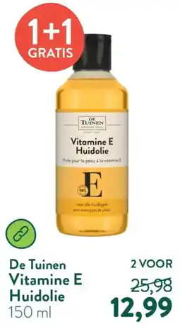Holland & Barrett De Tuinen Vitamine E Huidolie aanbieding