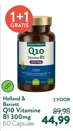 Holland & Barrett Holland & Barrett Q10 Vitamine B1 300mg aanbieding