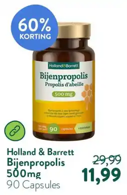 Holland & Barrett Holland & Barrett Bijenpropolis 500mg aanbieding
