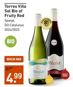 Gall & Gall Torres Viña Sol Bio of Fruity Red aanbieding