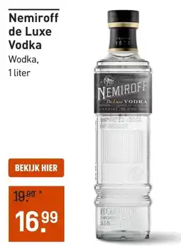 Gall & Gall Nemiroff de Luxe Vodka aanbieding